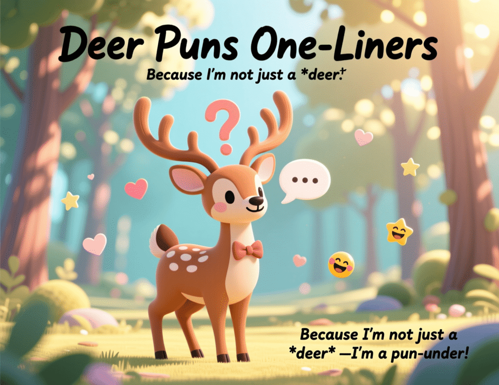 Deer Puns One-Liners