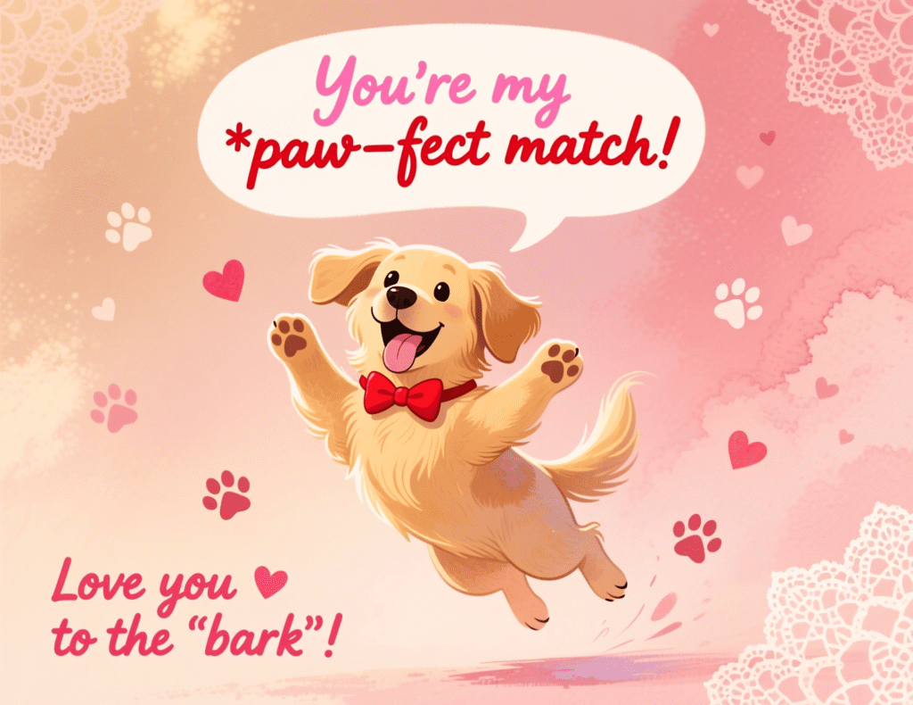 Dog Valentine’s Day Puns