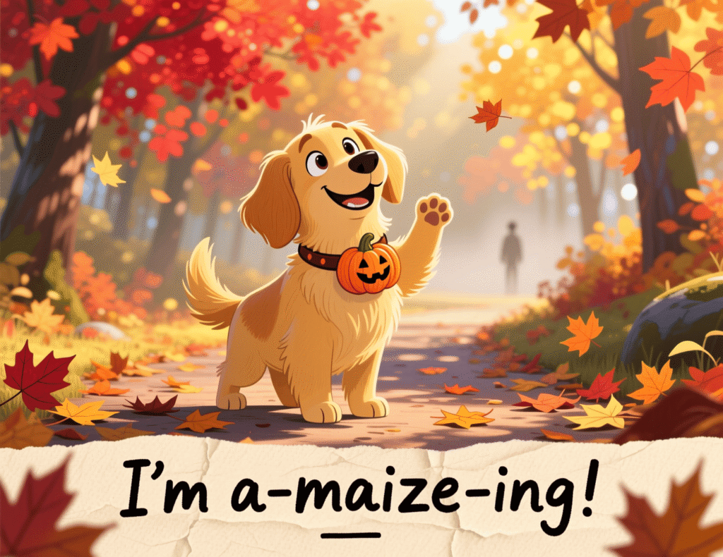 Fall Dog Puns