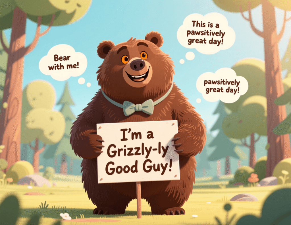 Grizzly Bear Puns