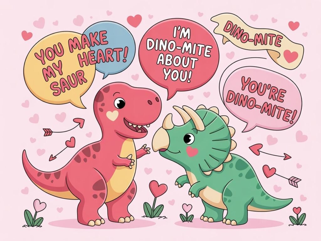 Dinosaur Love Puns