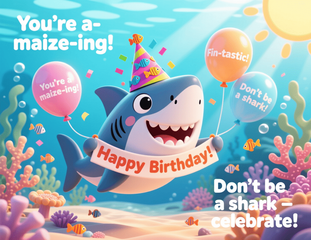 Shark Birthday Puns