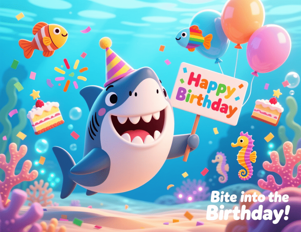 Birthday Shark Puns