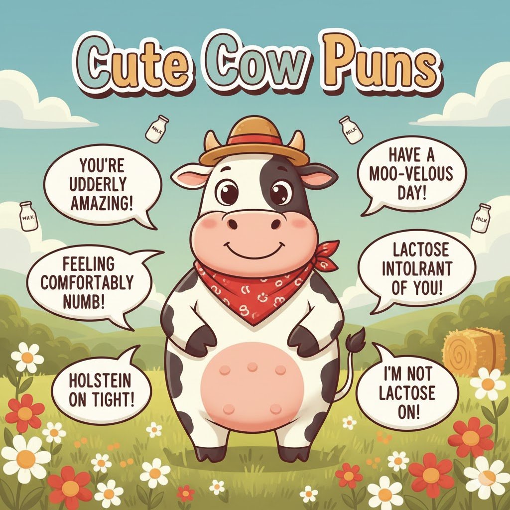 Cute Cow Puns