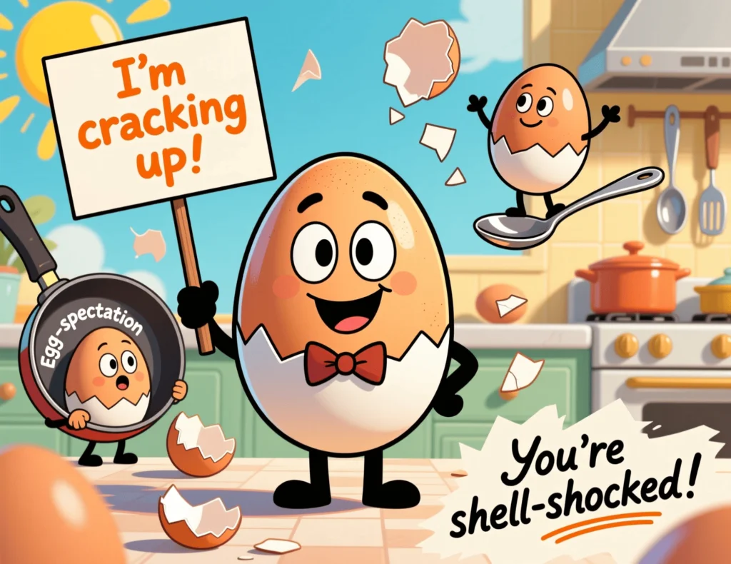 Funny Egg Puns