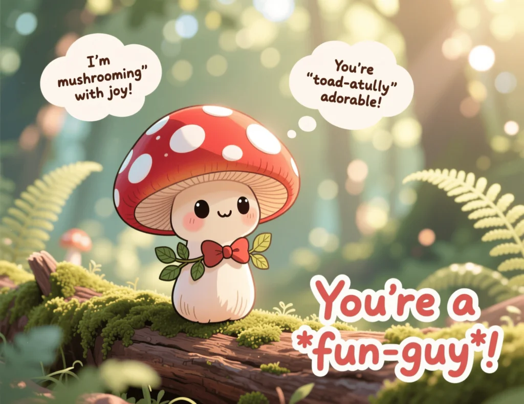 cute mushroom puns