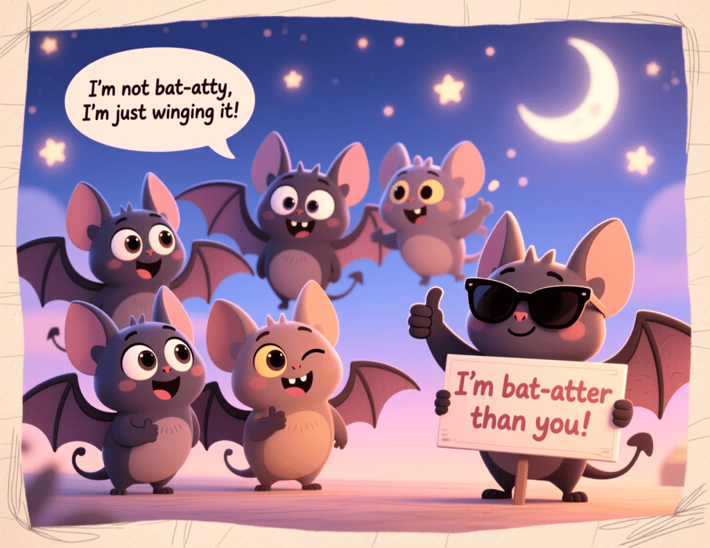 Cute bat puns