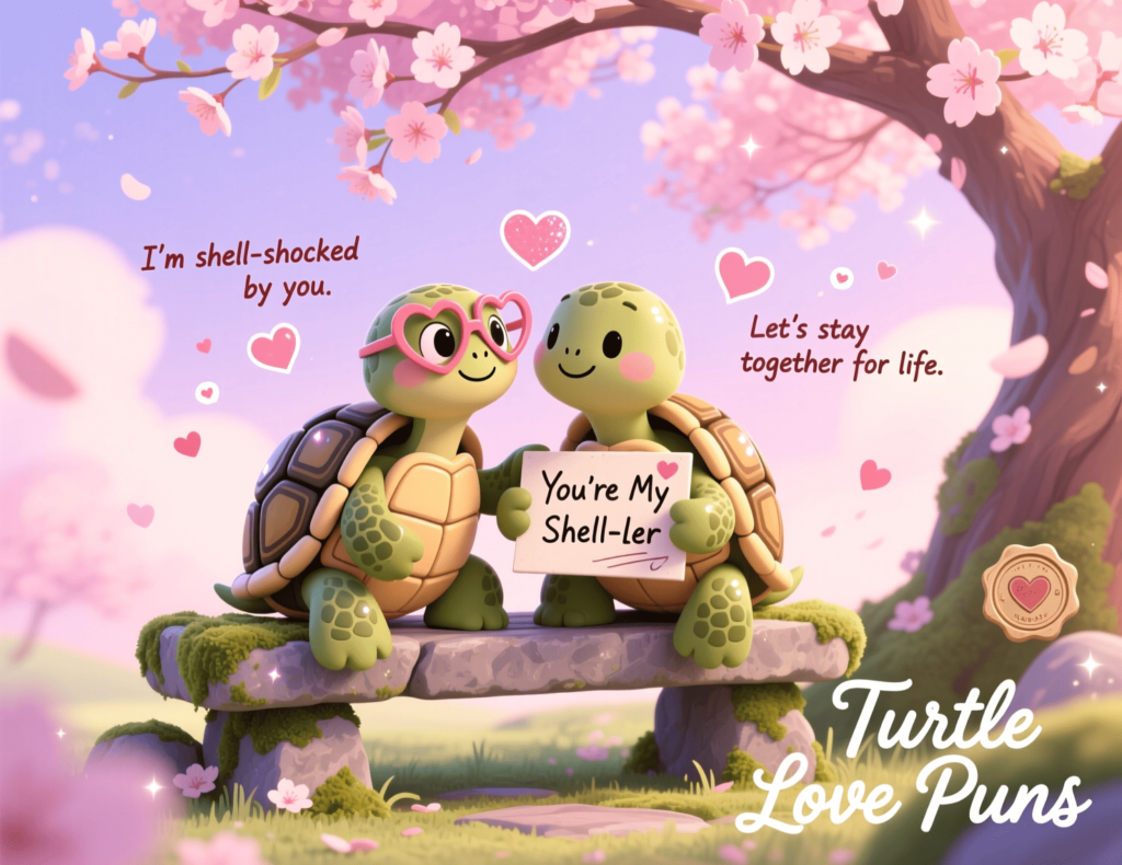 Turtle Love Puns