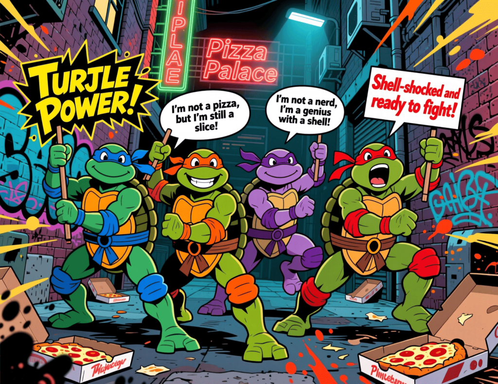 Ninja Turtle Puns