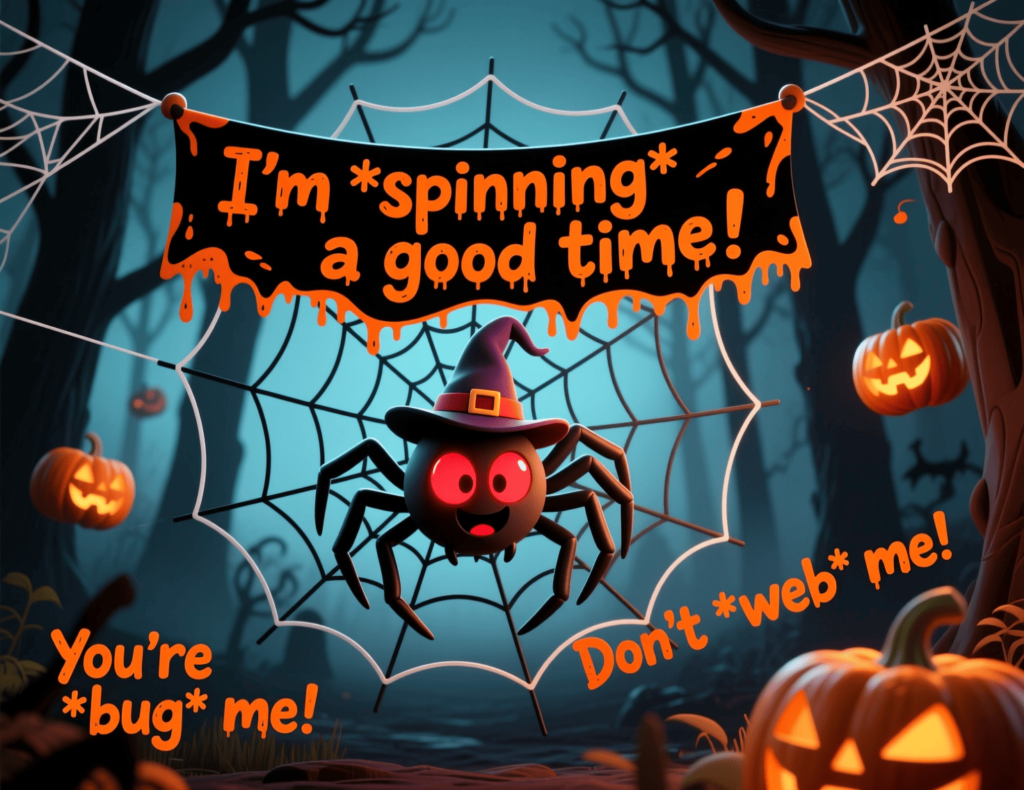 Halloween Spider Puns