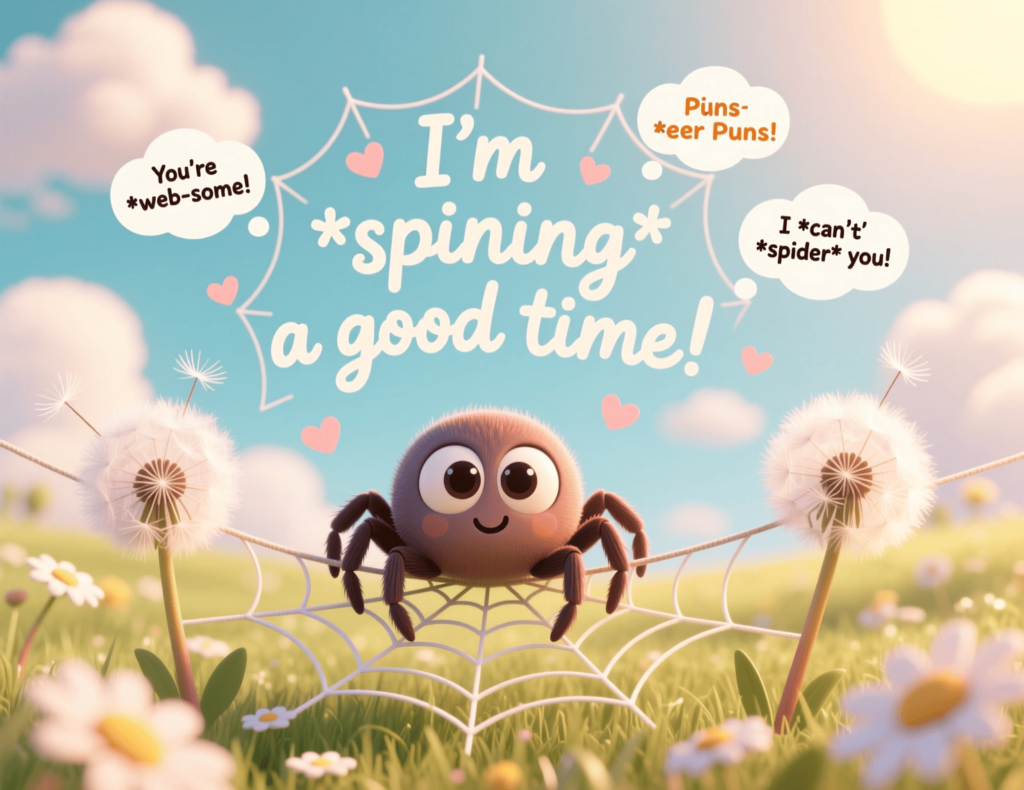 Cute Spider Puns