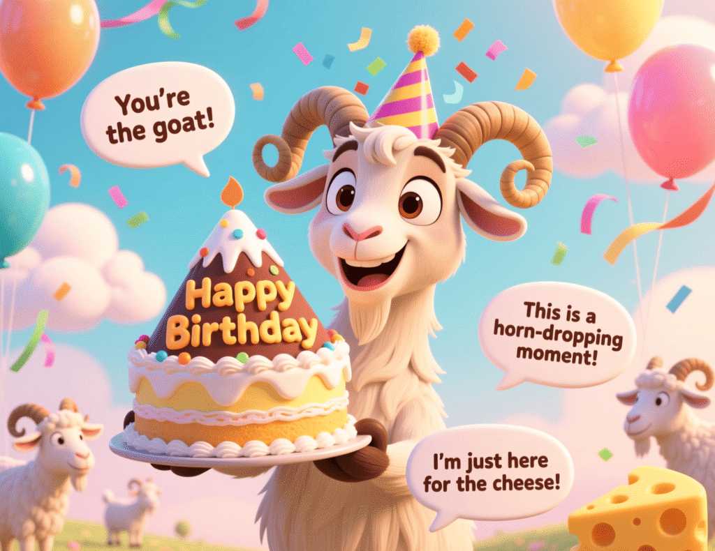 Goat Birthday Puns