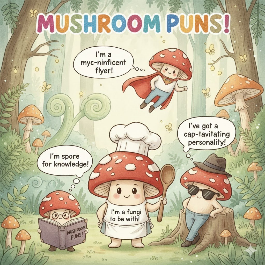 mushroom puns