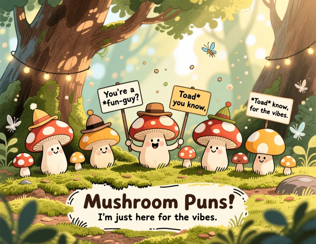 mushroom puns