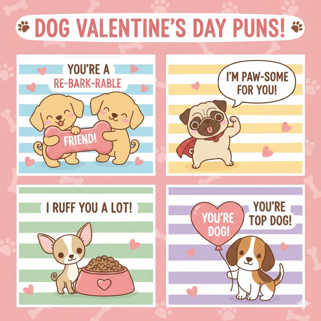 Dog Valentine’s Day Puns