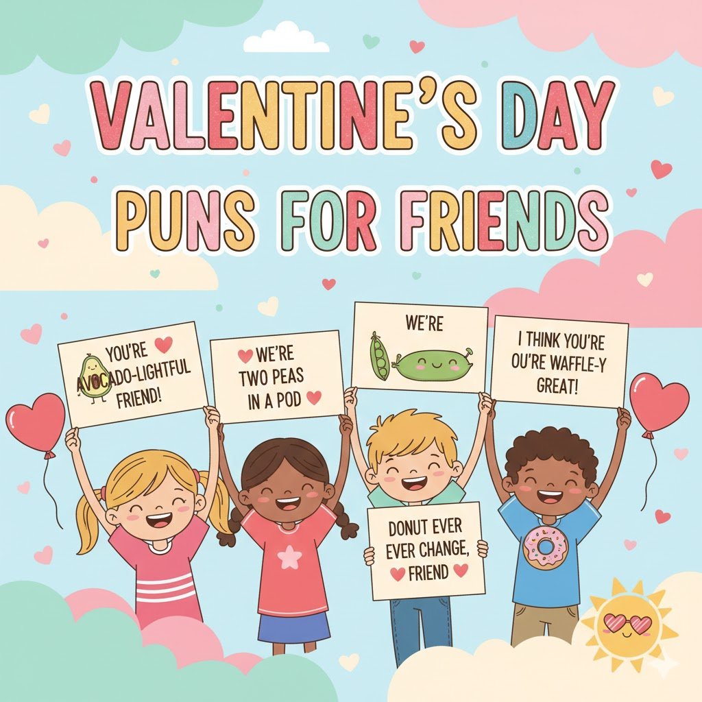 Valentine’s Day Puns for Friends