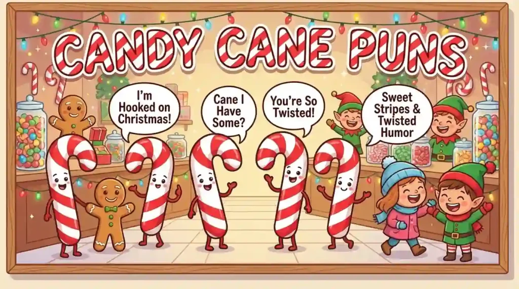 candy cane puns image