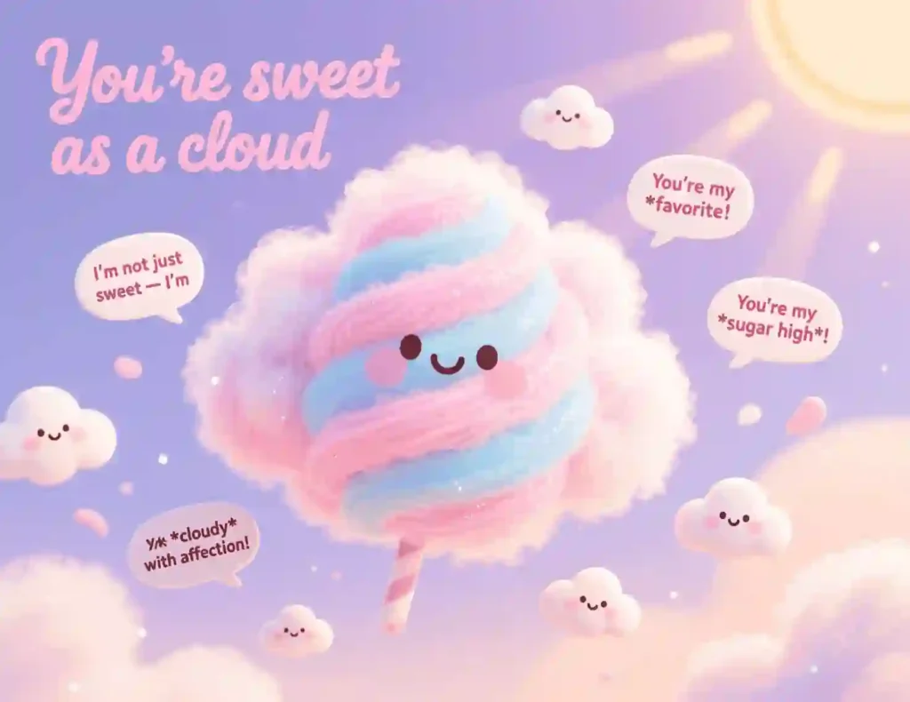 cotton candy puns image