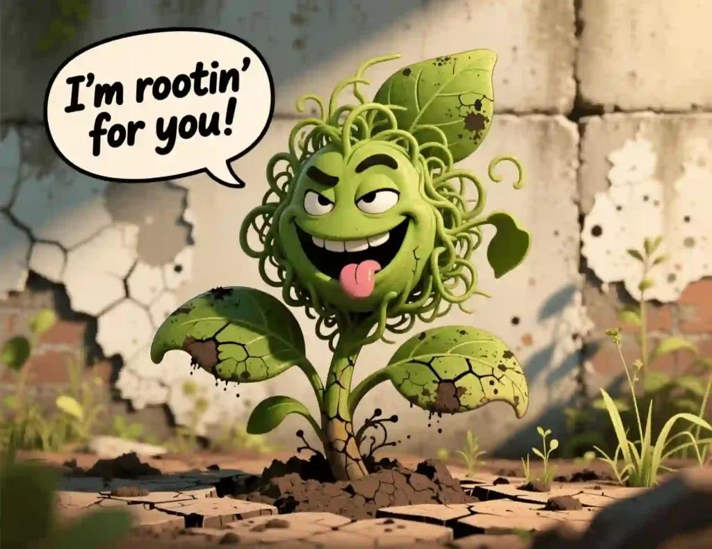 dirty plant puns image
