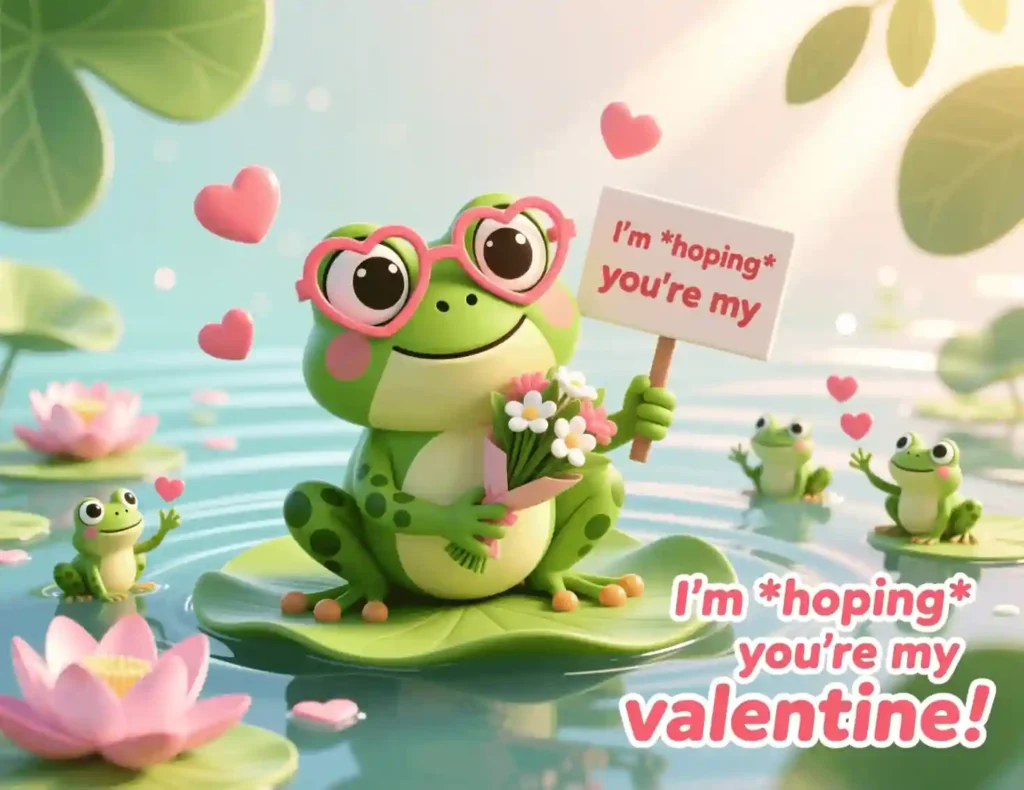 frog love puns image