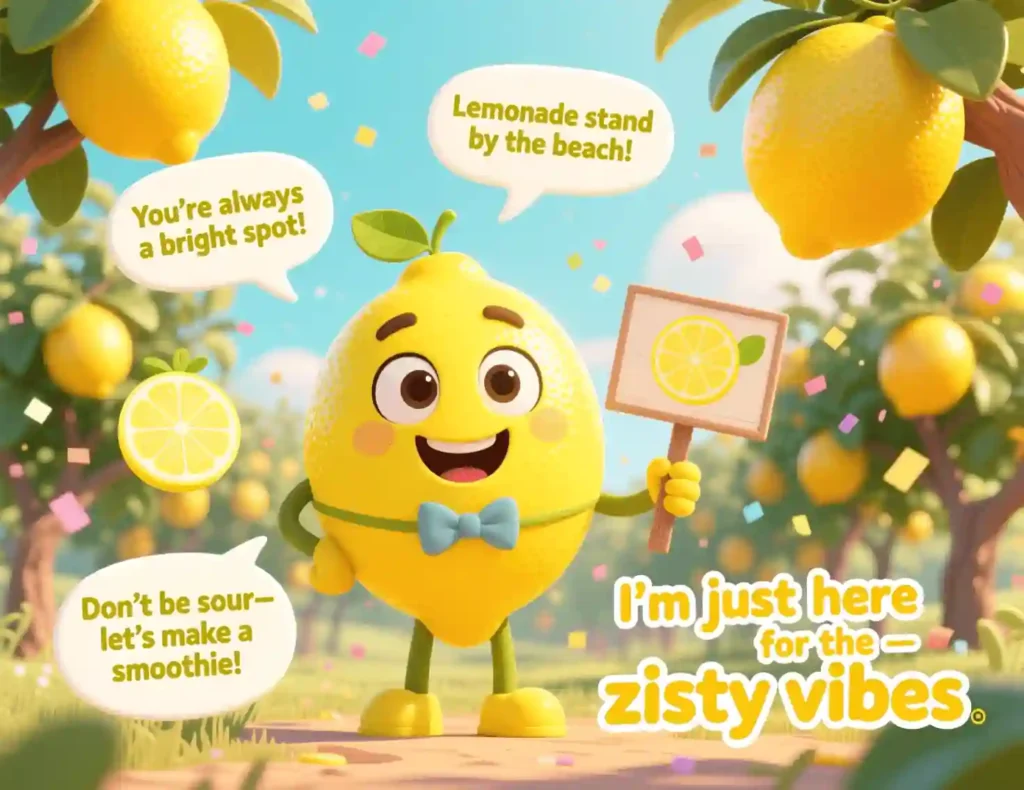 funny lemon puns image