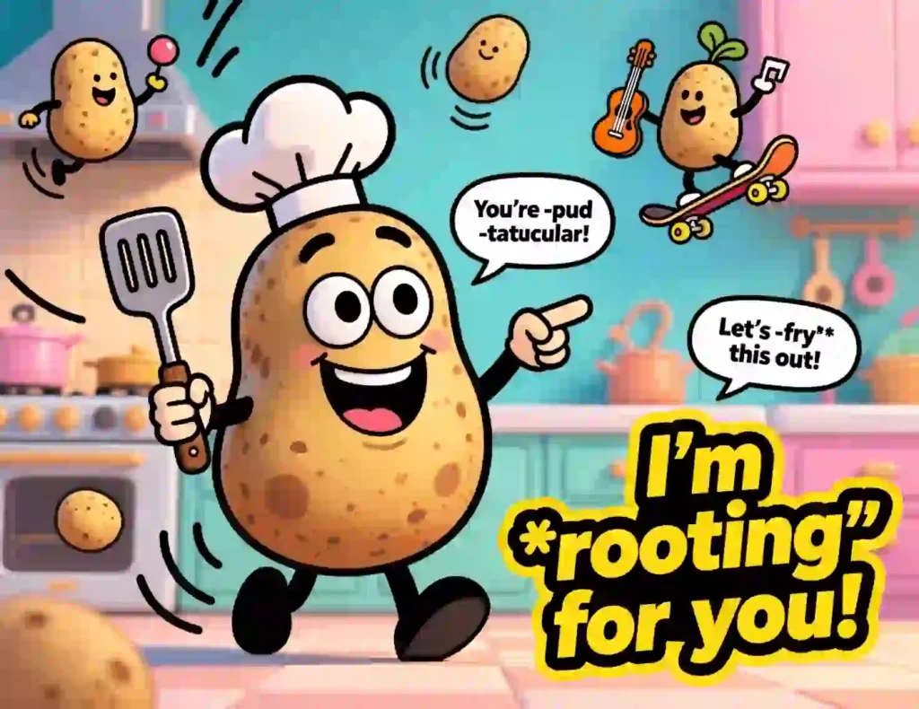 funny potato puns image
