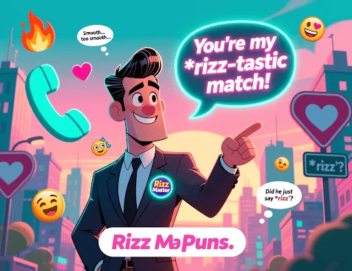 funny rizz puns image