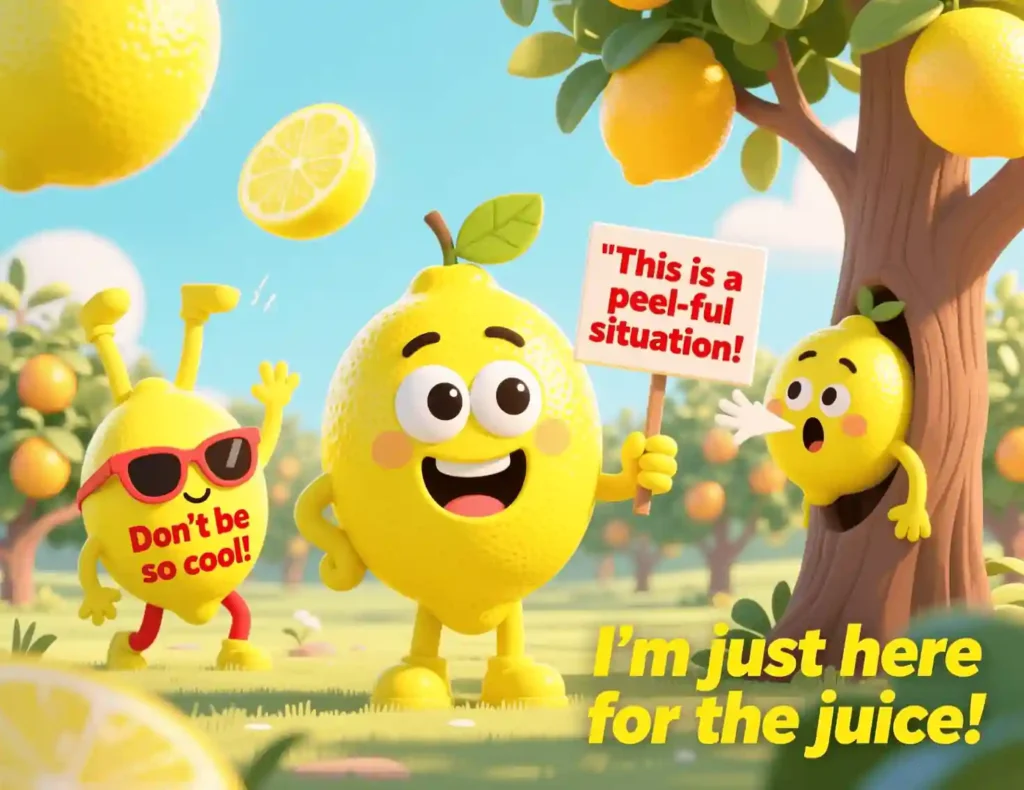 lemon jokes and puns image