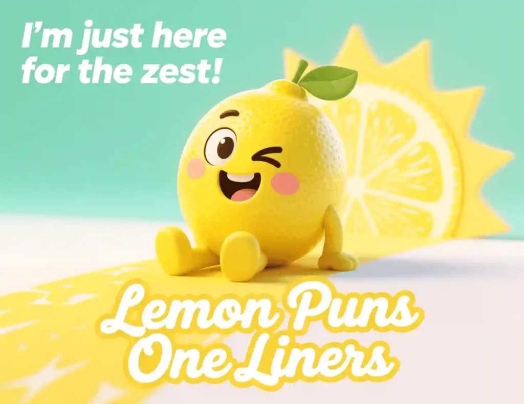 lemon puns one liners image