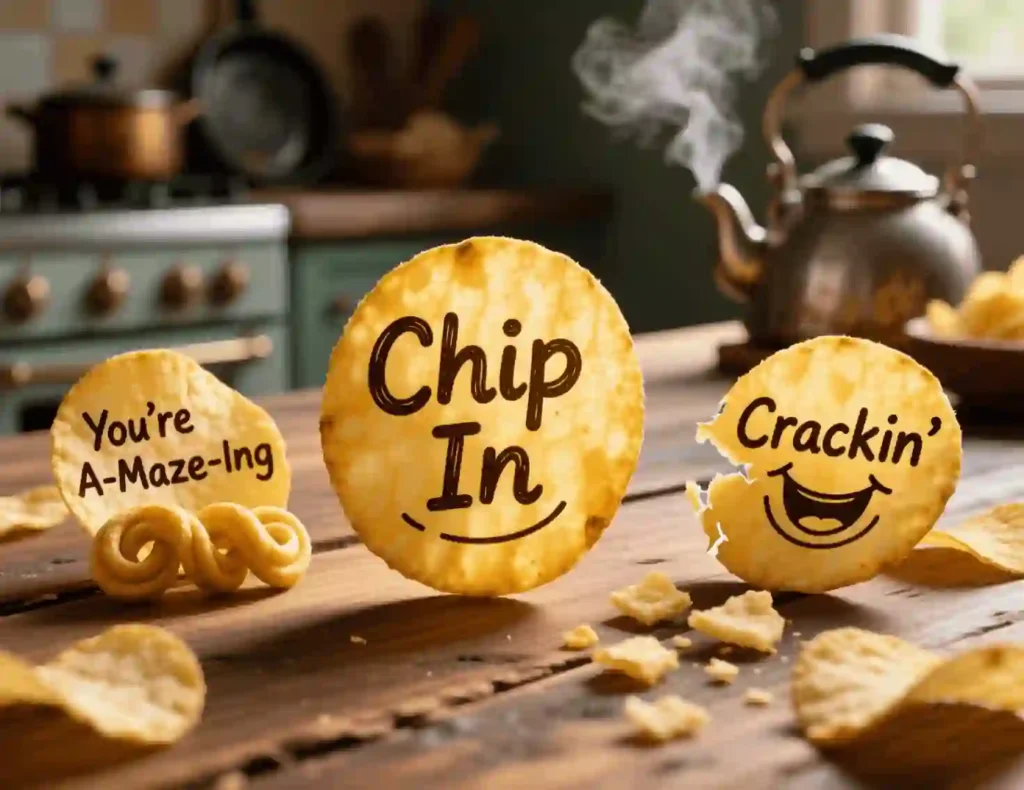 potato chip puns image