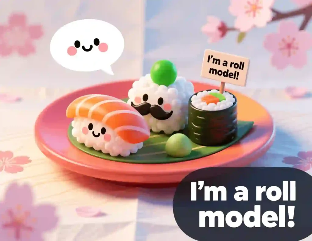 sushi puns one liners image