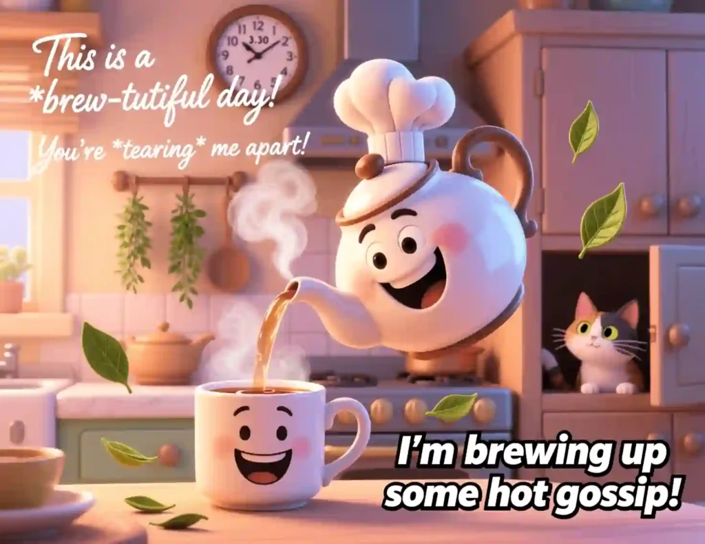 tea jokes and puns image