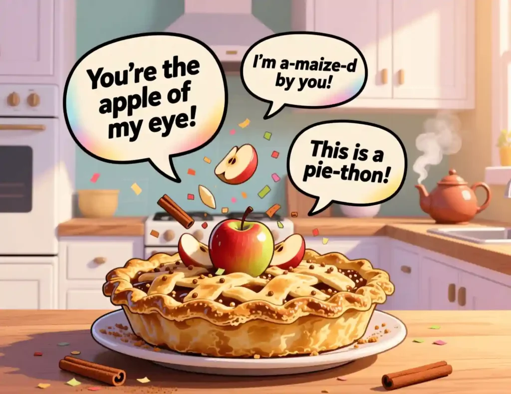 apple pie puns image