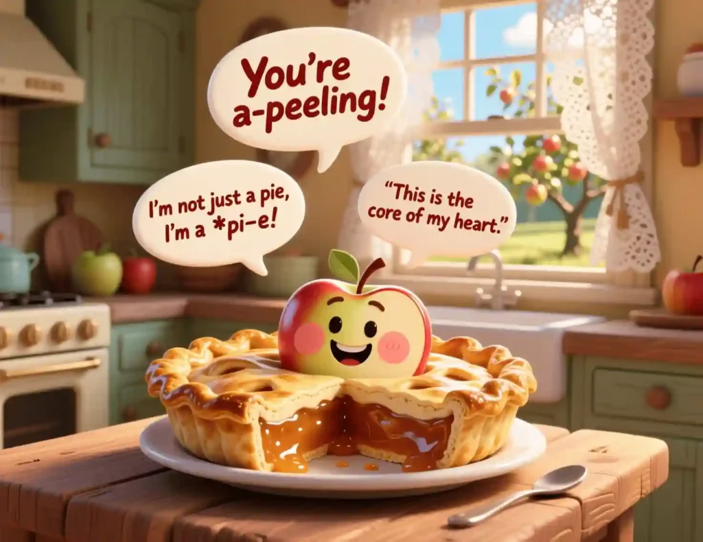 apple pie puns image