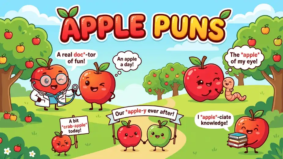 apple puns image