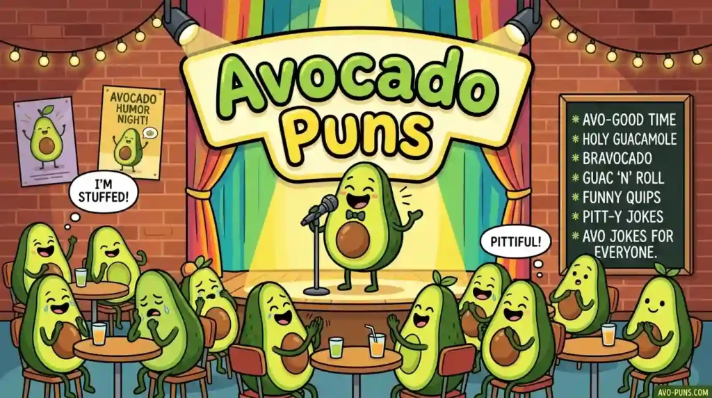 avocado puns image