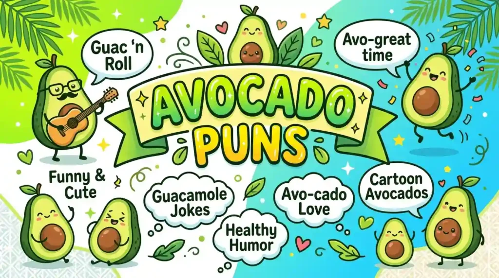 avocado puns image
