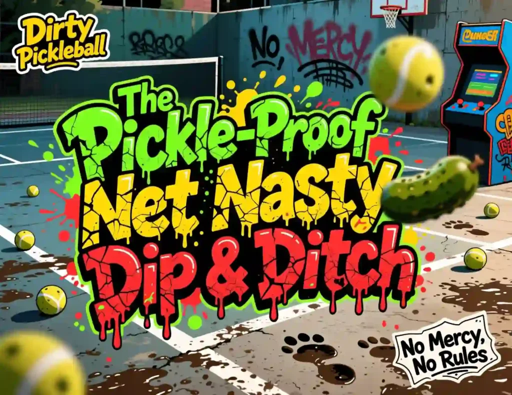 dirty pickleball team names puns image