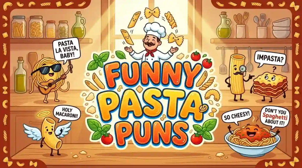 funny pasta puns image
