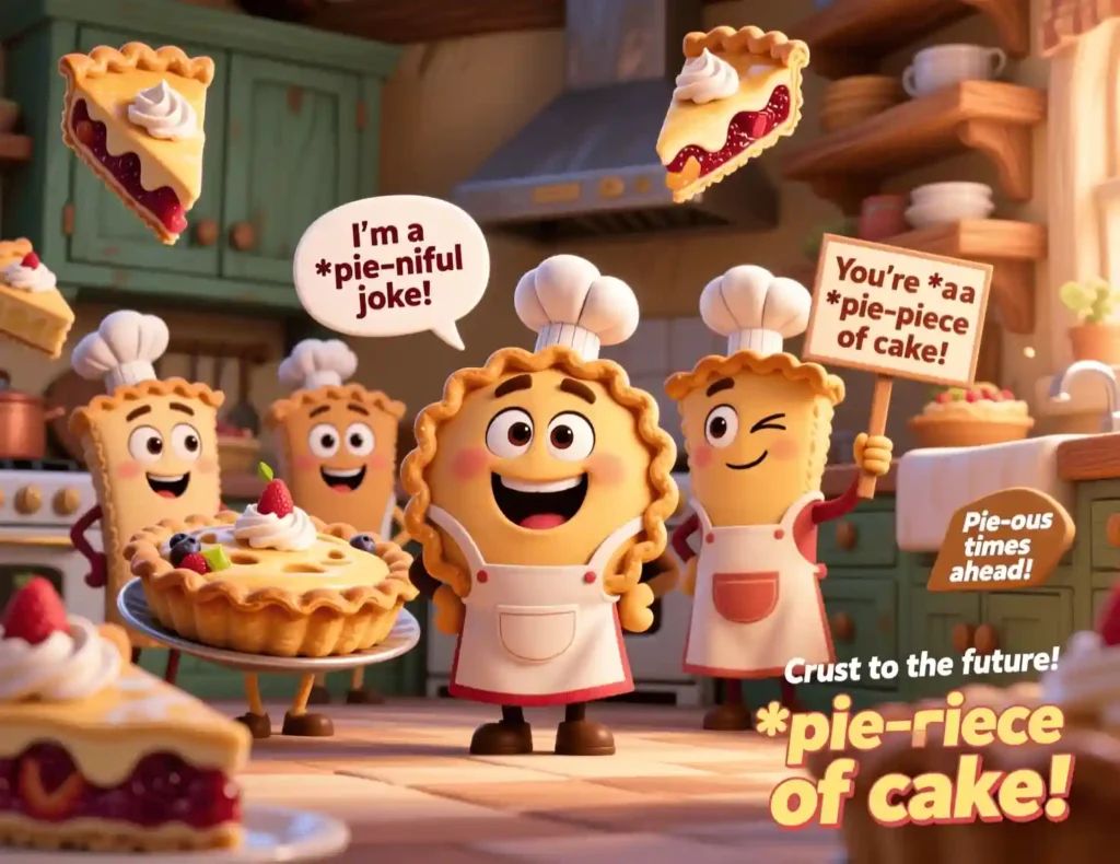 funny pie puns image