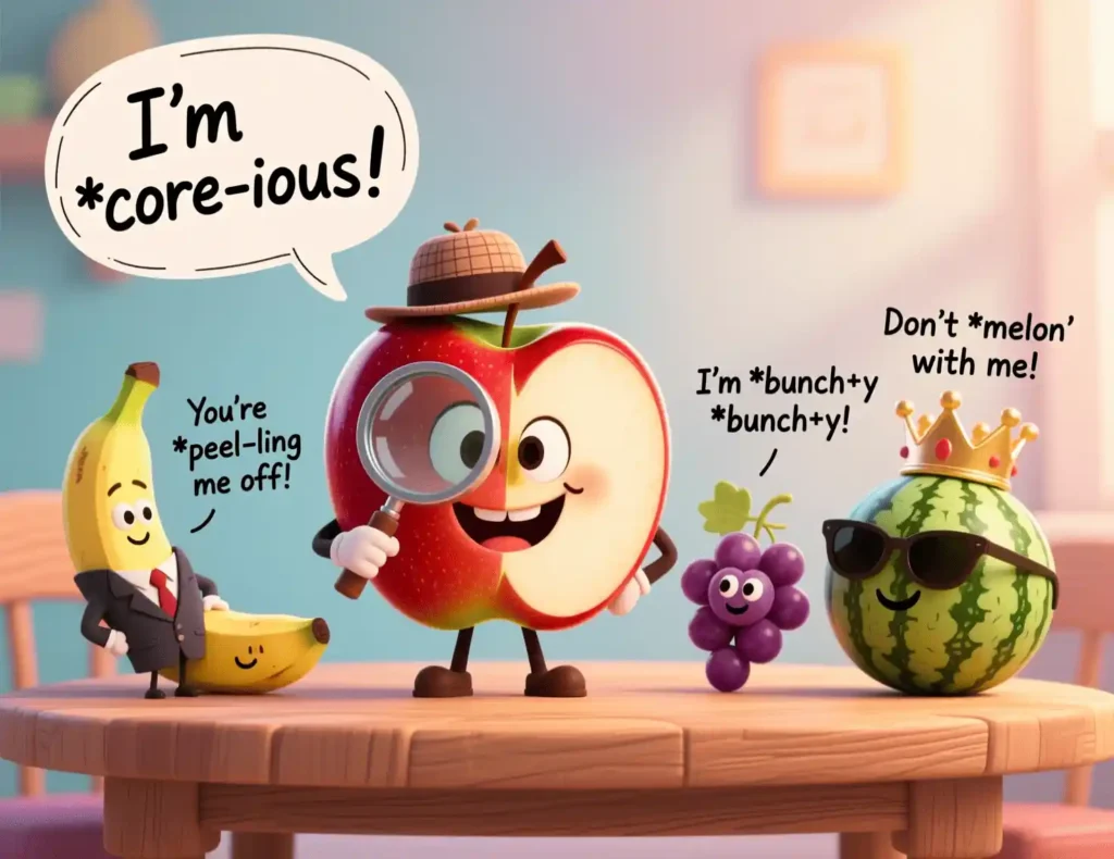 funny puns apple jokes image