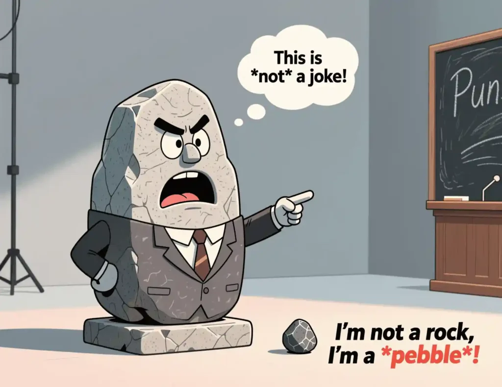 funny stone puns image