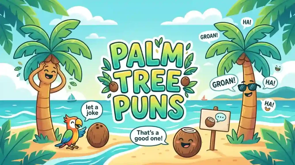 palm tree puns image
