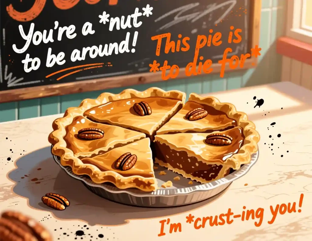 pecan pie puns image