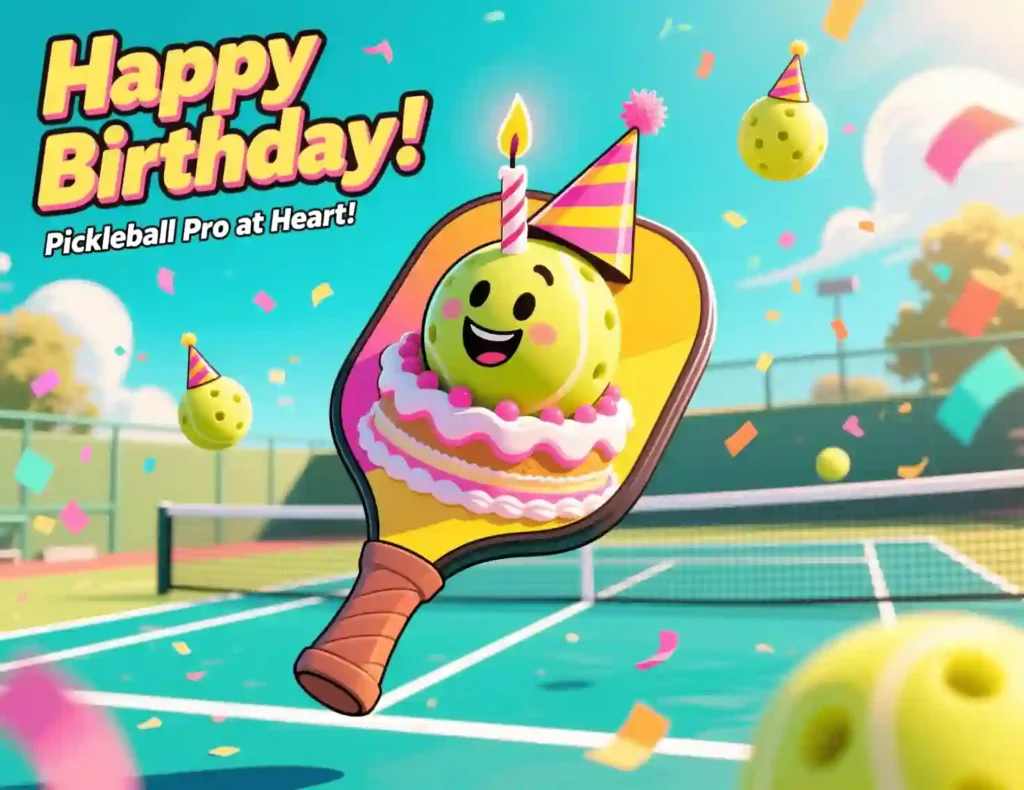 pickleball birthday puns image