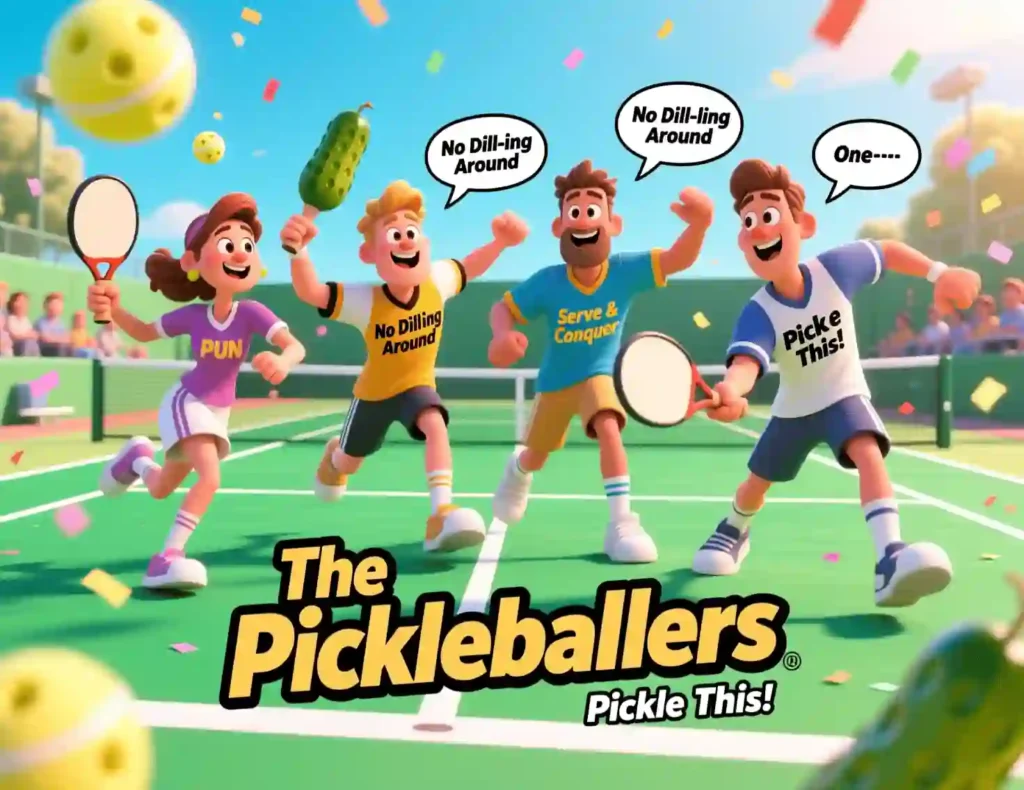 pickleball puns team names image