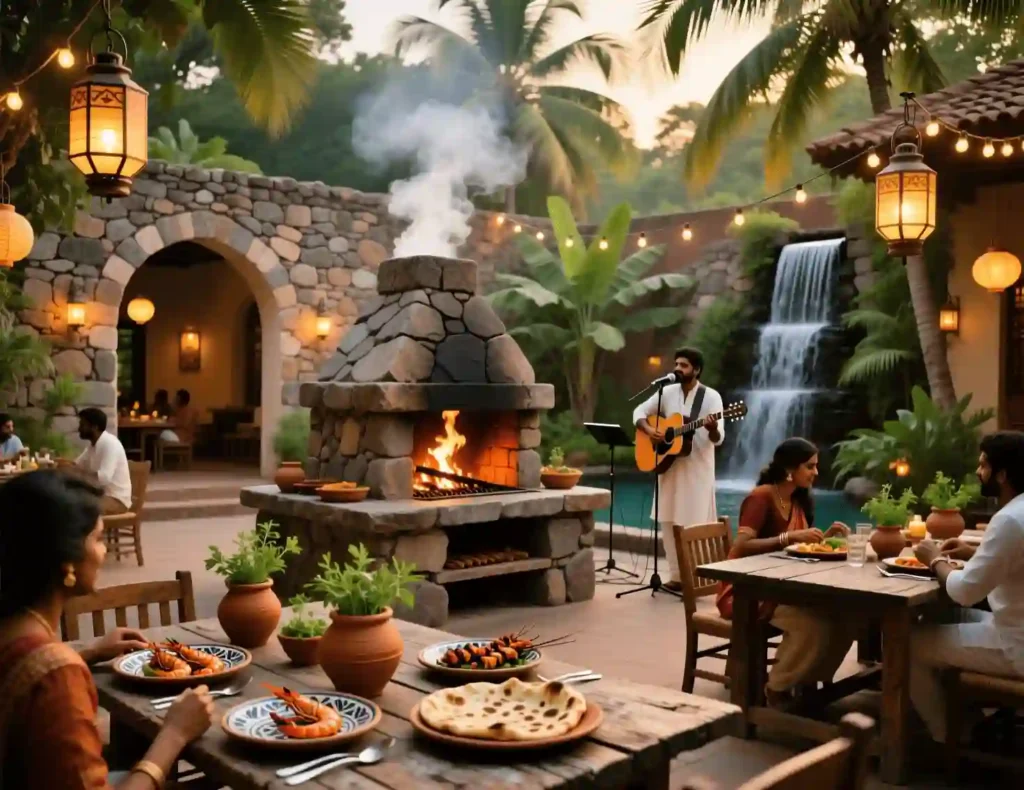 stone water grill pune image