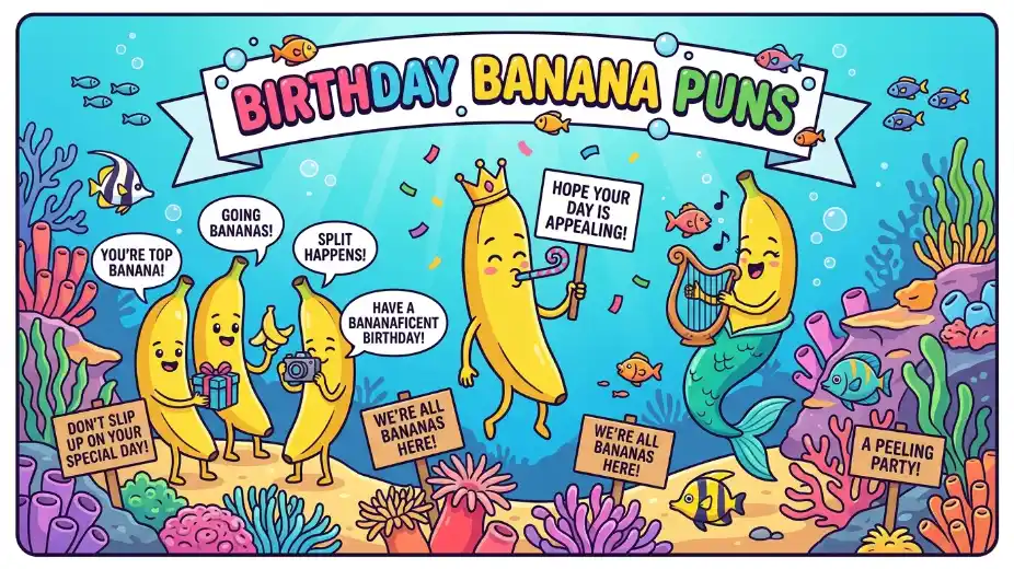 birthday banana puns image