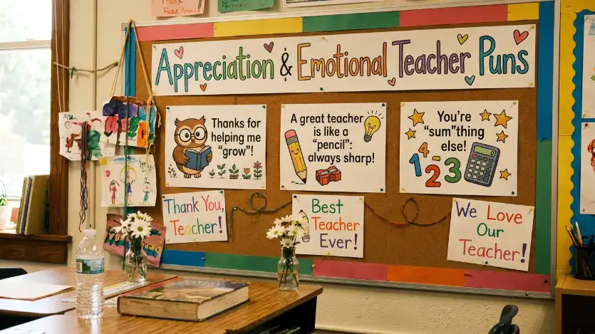 appreciation teacher puns image
