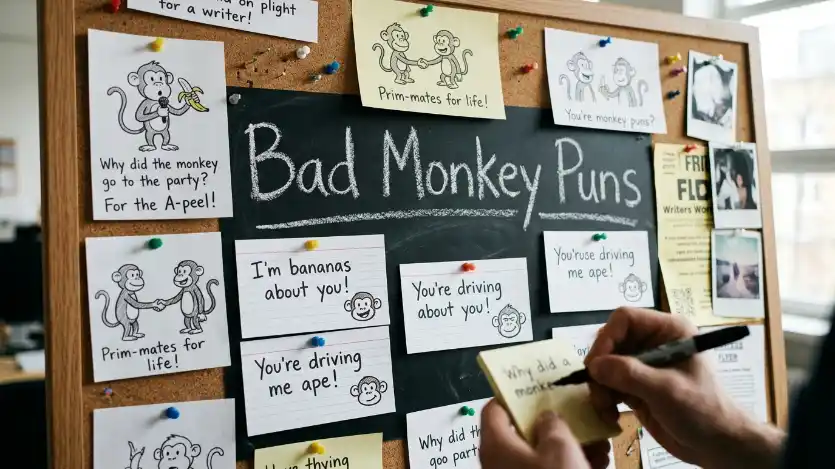 bad monkey puns image